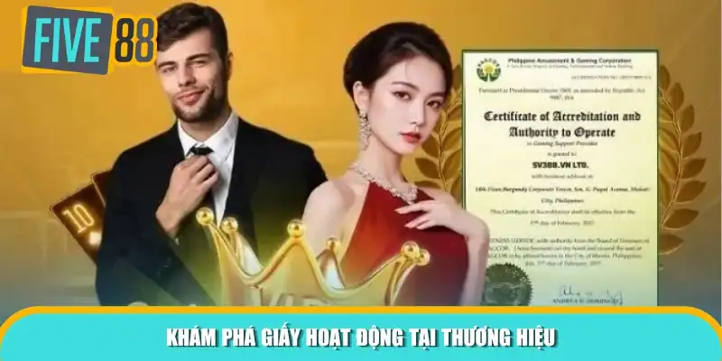 Giới thiệu sơ qua về giấy phép hoạt động của Five88